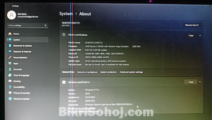 Ryzen 3 3200g Gaming PC Sell